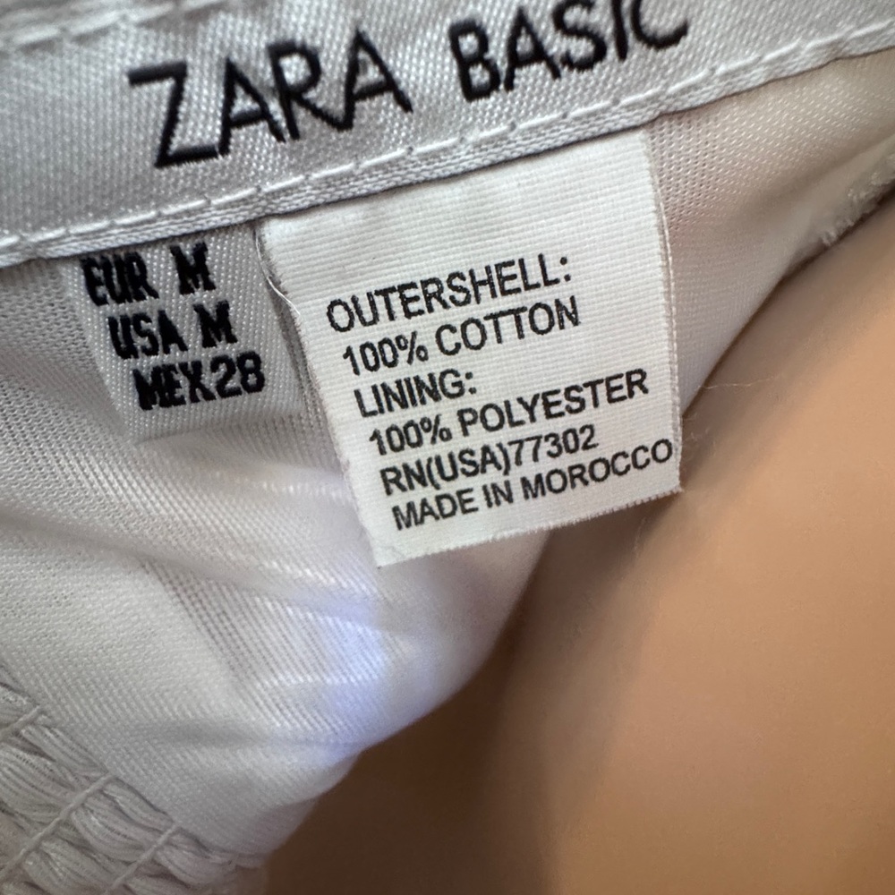 Zara Basic Elegant White Spaghetti Strap Dress Si… - image 8